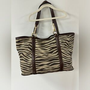 Michael Kors Large Zebra Tote